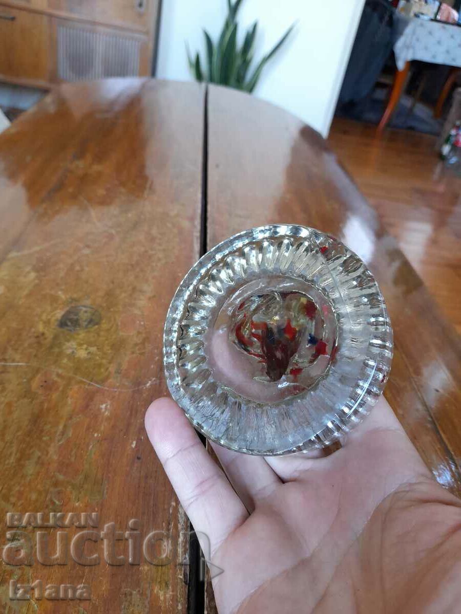 Old glass figure, bird figure - 6 Old glass figure, bird figure - 6