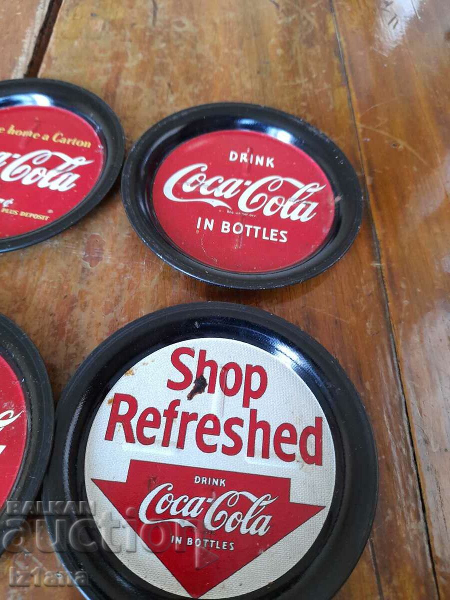 Coca Cola coasters, Coca Cola - 5 Coca Cola coasters, Coca Cola - 5