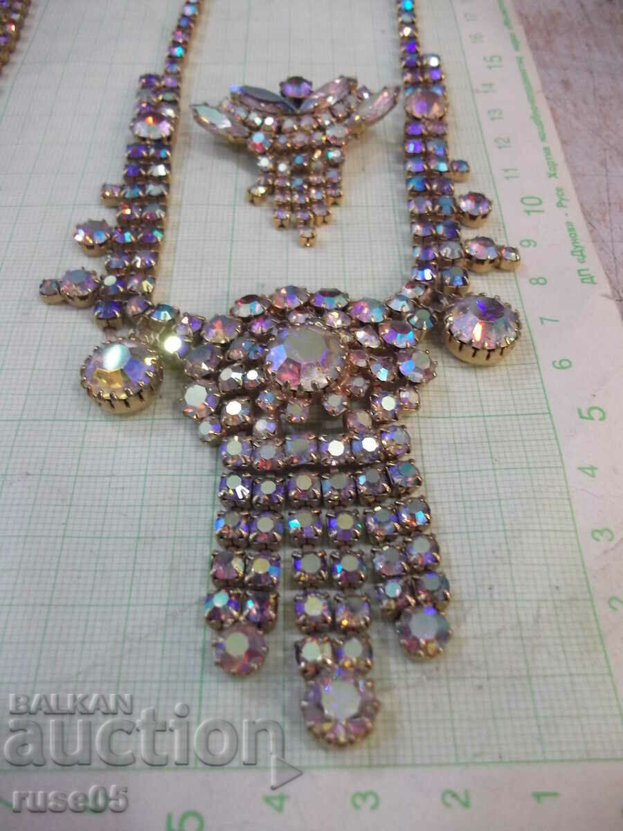Lot of 2 pcs. necklaces and brooch - 5
