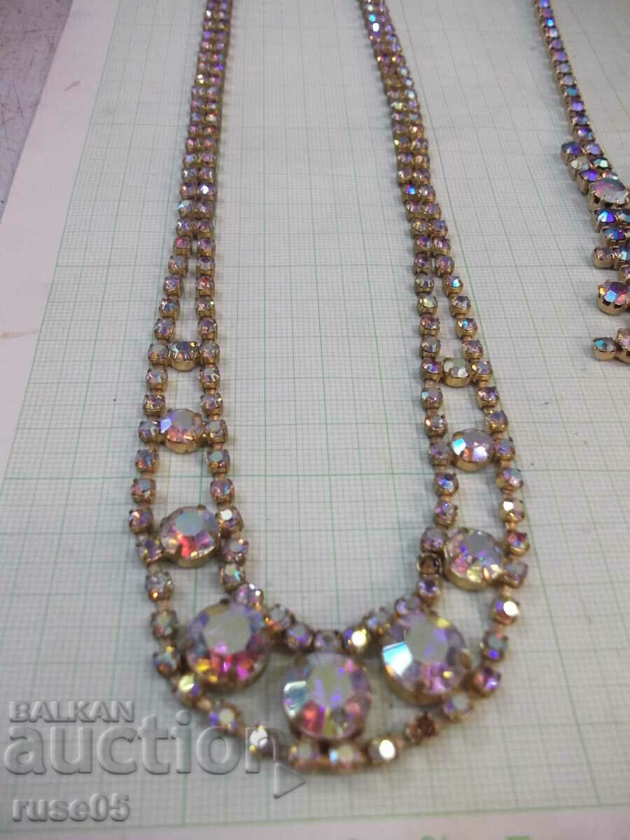 Lot of 2 pcs. necklaces and brooch - 6