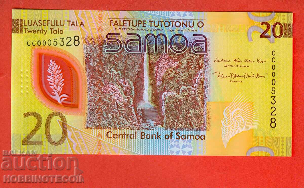 WESTERN SAMOA SAMOA 20 issue issue 2023 NEW UNC POLYMER