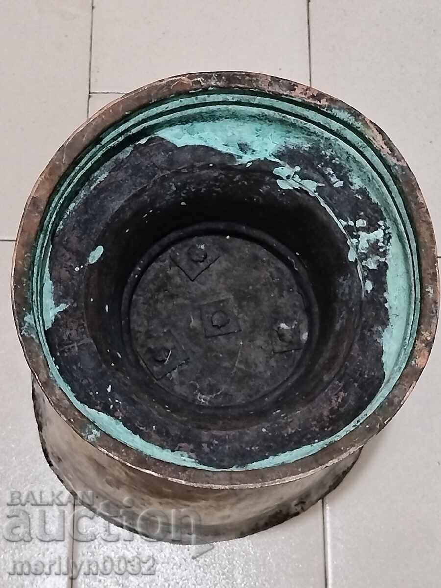 Church font 28/30cm for water baptism copper copper vessel - 5 Church font 28/30cm for water baptism copper copper vessel - 5