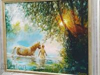 Hud. Dimitar Genev, oil painting 57/47/canvas/signature/cert