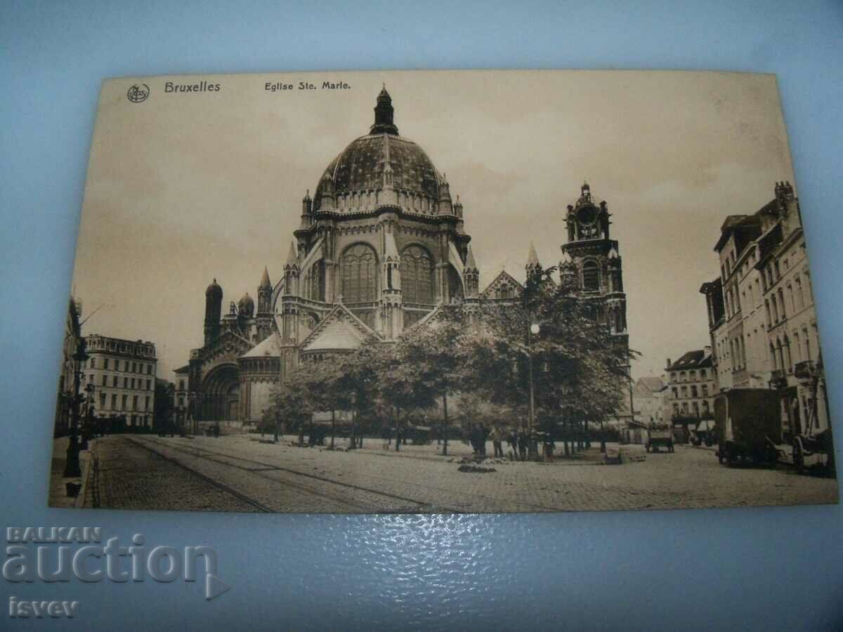 Auction Old postcard from Brussels, circa 1915. Auction Old postcard from Brussels, circa 1915.