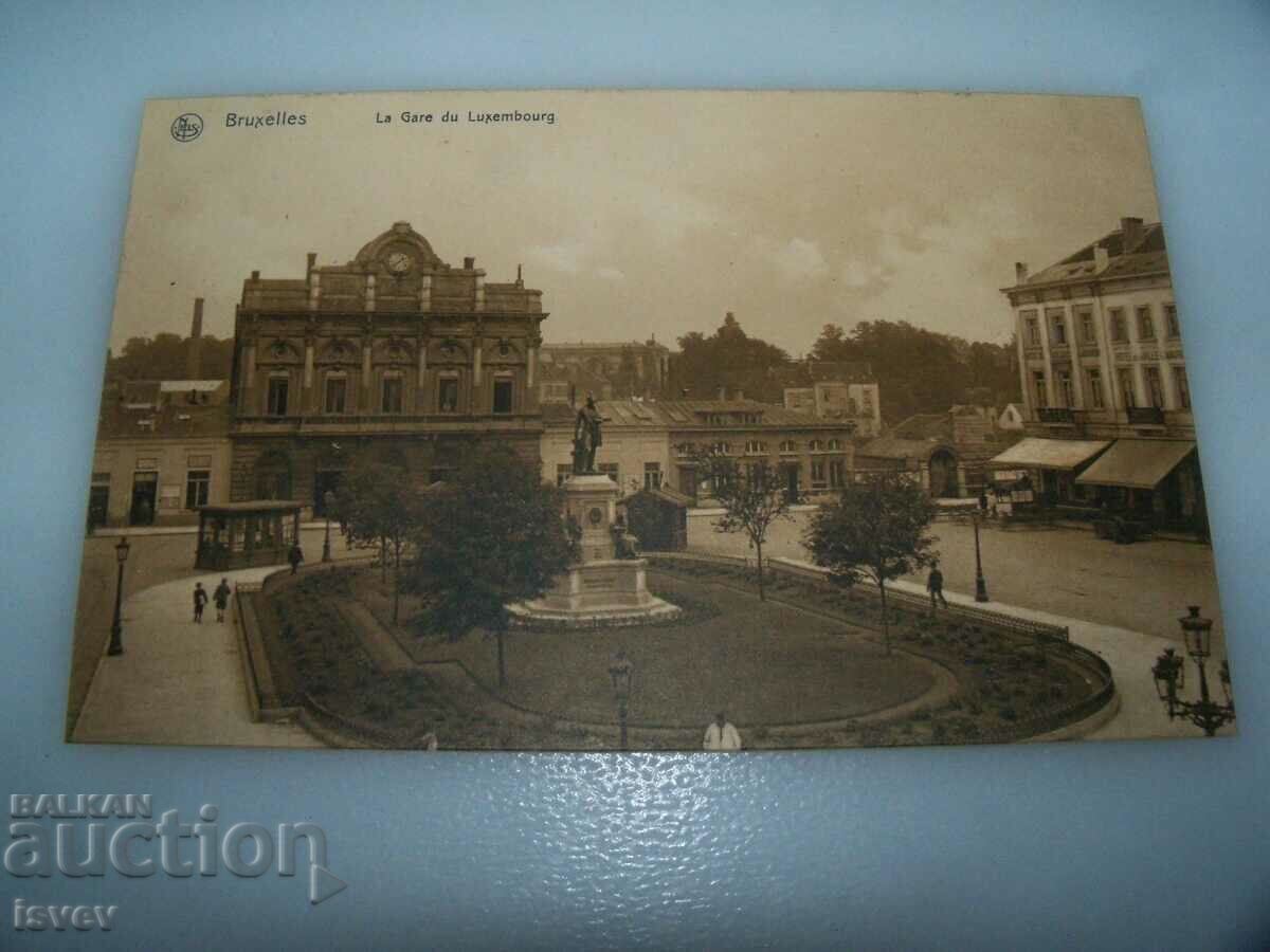 Auction Old postcard from Brussels, circa 1915. Auction Old postcard from Brussels, circa 1915.