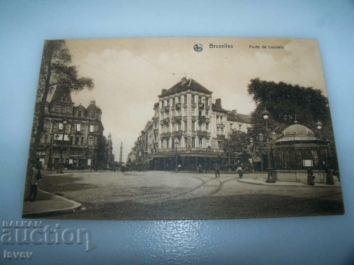 Auction Old postcard from Brussels, circa 1915. Auction Old postcard from Brussels, circa 1915.