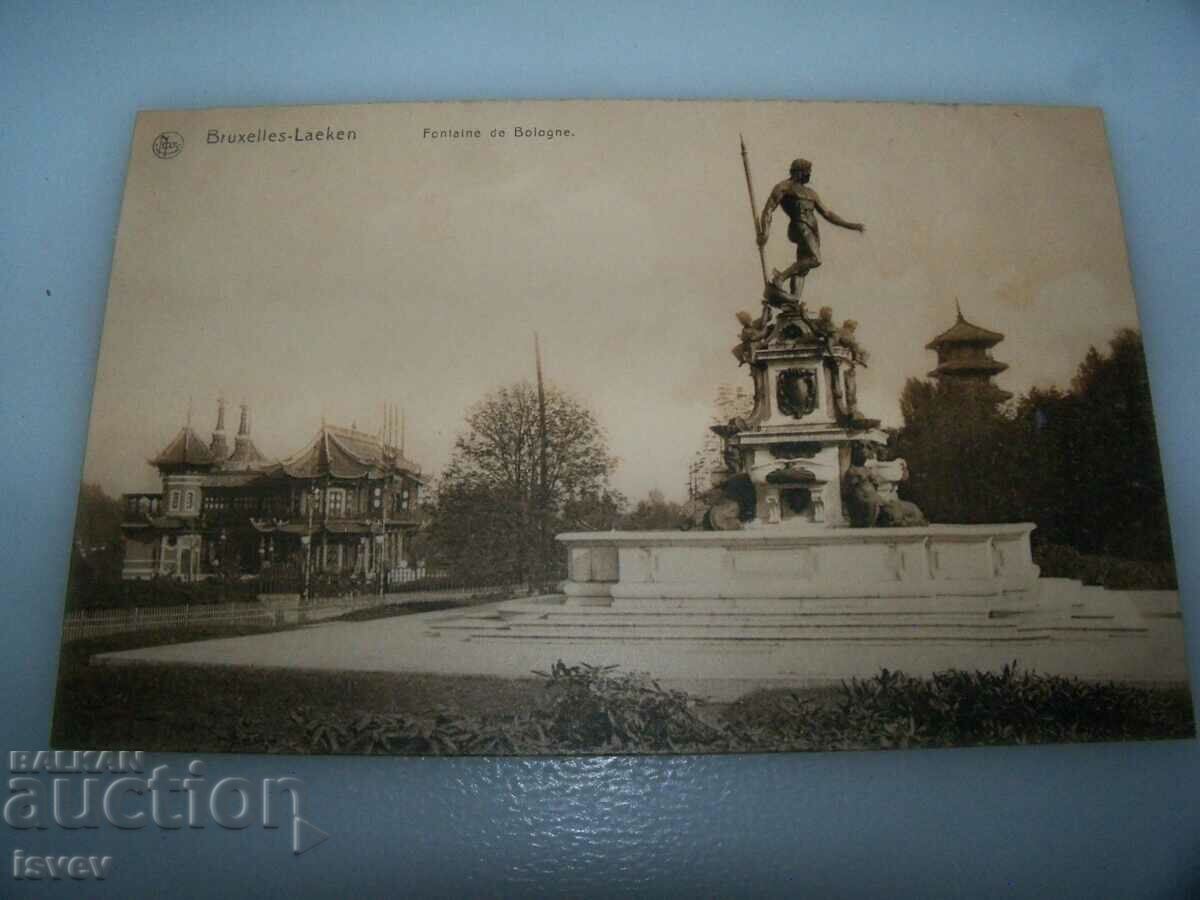 Auction Old postcard from Brussels, circa 1915. Auction Old postcard from Brussels, circa 1915.