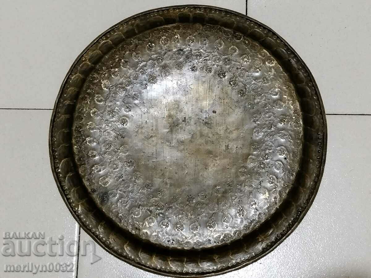 Renaissance Sahan engravings 19th in the blue copper panic plate with price 199.00 BGN | € 101.75 Renaissance Sahan engravings 19th in the blue copper panic plate with price 199.00 BGN | € 101.75