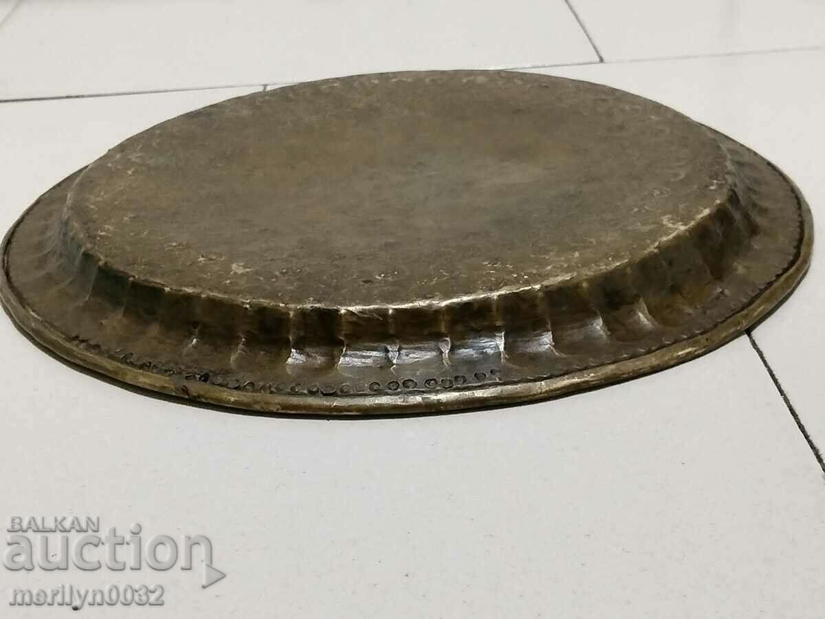 Renaissance Sahan engravings 19th in the blue copper panic plate - 6 Renaissance Sahan engravings 19th in the blue copper panic plate - 6