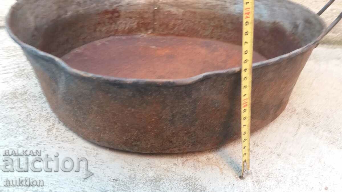 Veche tavă masivă pentru miei, lutenitsa etc. - 6 Veche tavă masivă pentru miei, lutenitsa etc. - 6