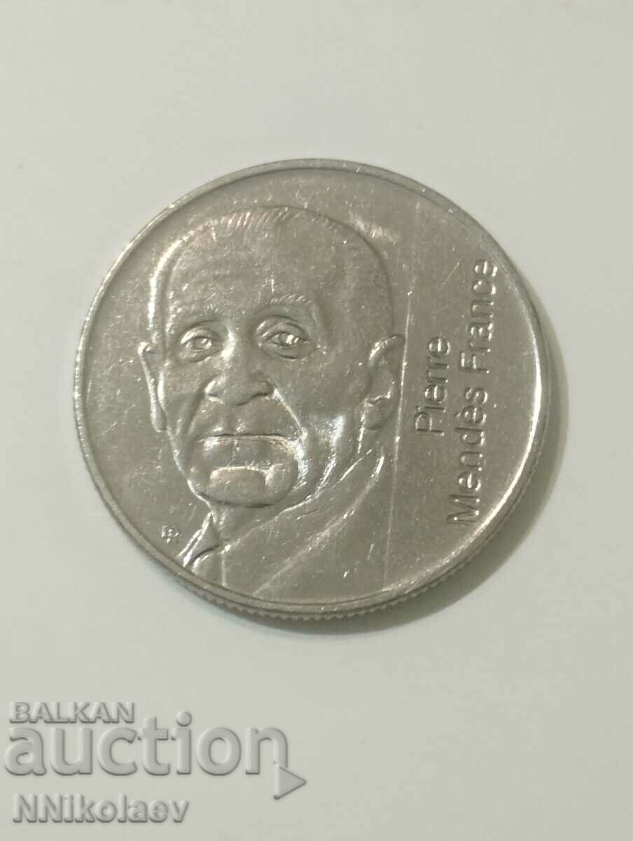 France 5 francs 1992 10 Death of Pierre Mendez-France with price 5.00 BGN | € 2.56 France 5 francs 1992 10 Death of Pierre Mendez-France with price 5.00 BGN | € 2.56