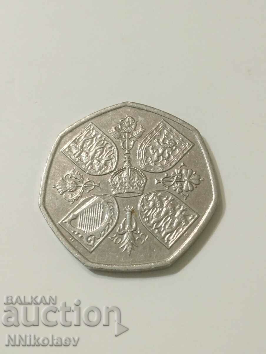 Great Britain 50 pence 2022 Life and Legacy Elizabeth II