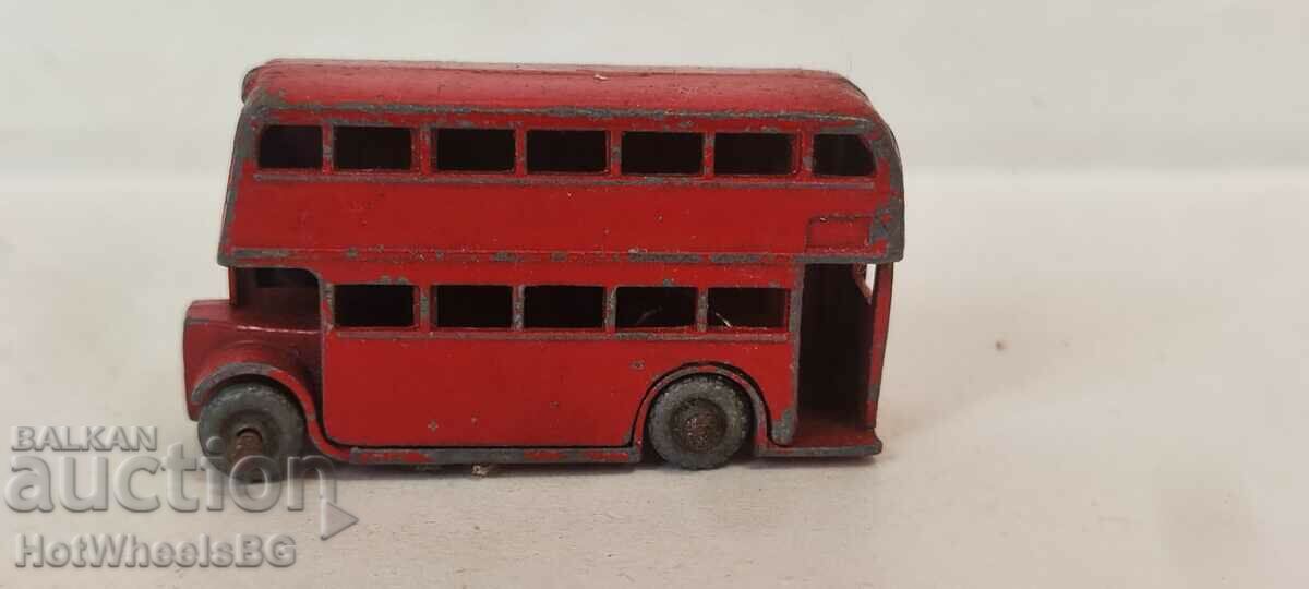 Cutie de chibrituri LESNEY - Autobuz cu două etaje nr 5A 1954