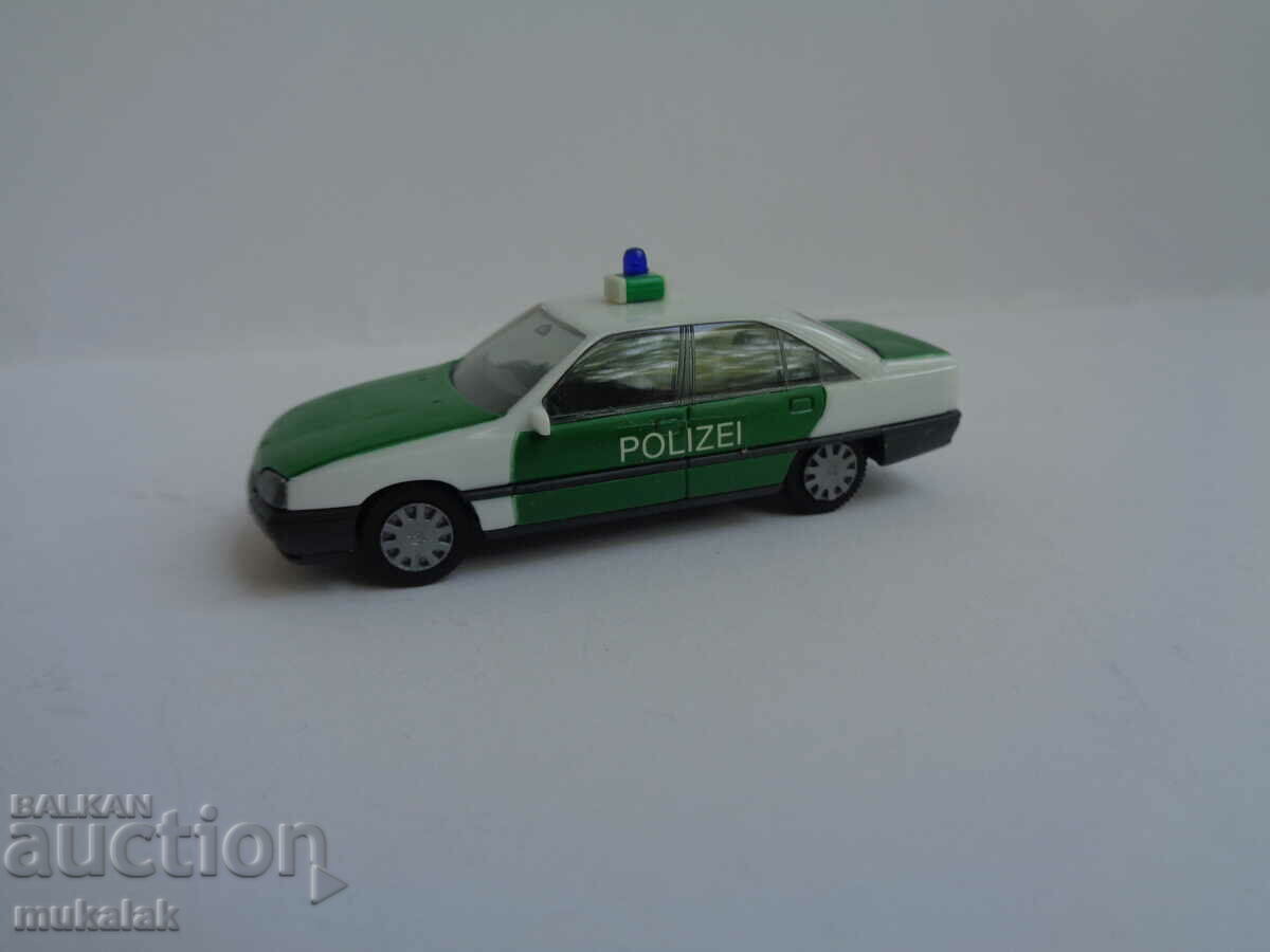 HERPA H0 1/87 OPEL OMEGA POLICE MODEL CAR TOY