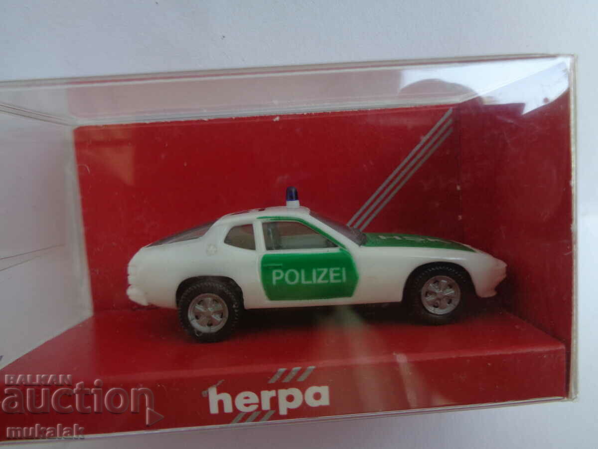 HERPA H0 1/87 PORSCHE 944 POLICE MODEL TROLLEY TOY with price 10.00 BGN | € 5.11