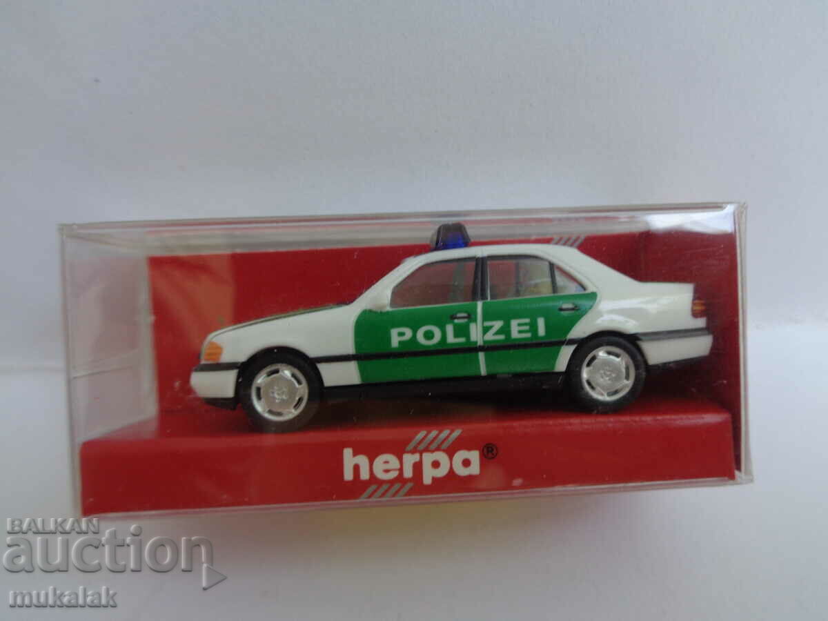 HERPA H0 1/87 MERCEDES BENZ C POLICE MODEL TROLLEY TOY with price 10.00 BGN | € 5.11 HERPA H0 1/87 MERCEDES BENZ C POLICE MODEL TROLLEY TOY with price 10.00 BGN | € 5.11