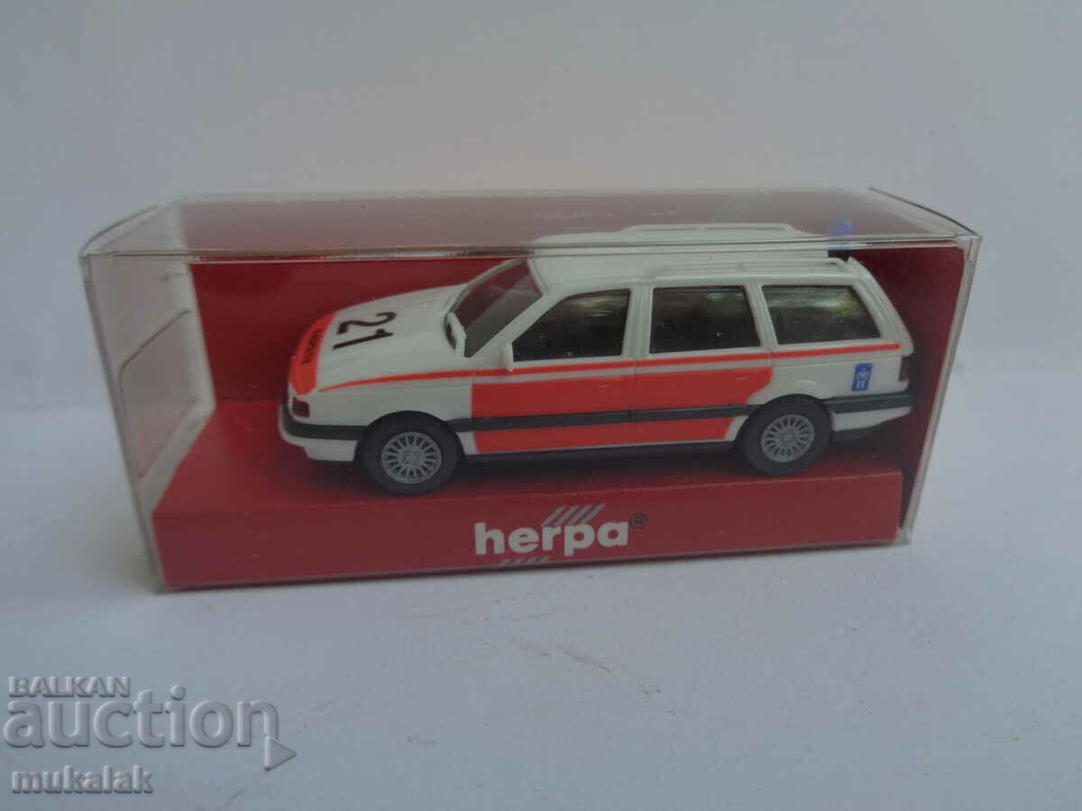 HERPA H0 1/87 VW PASSAT MODEL DE JUCĂRIE MAȘINĂ DE POLIȚIE