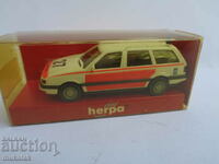 HERPA H0 1/87 VW PASSAT POLICE MODEL CAR TOY