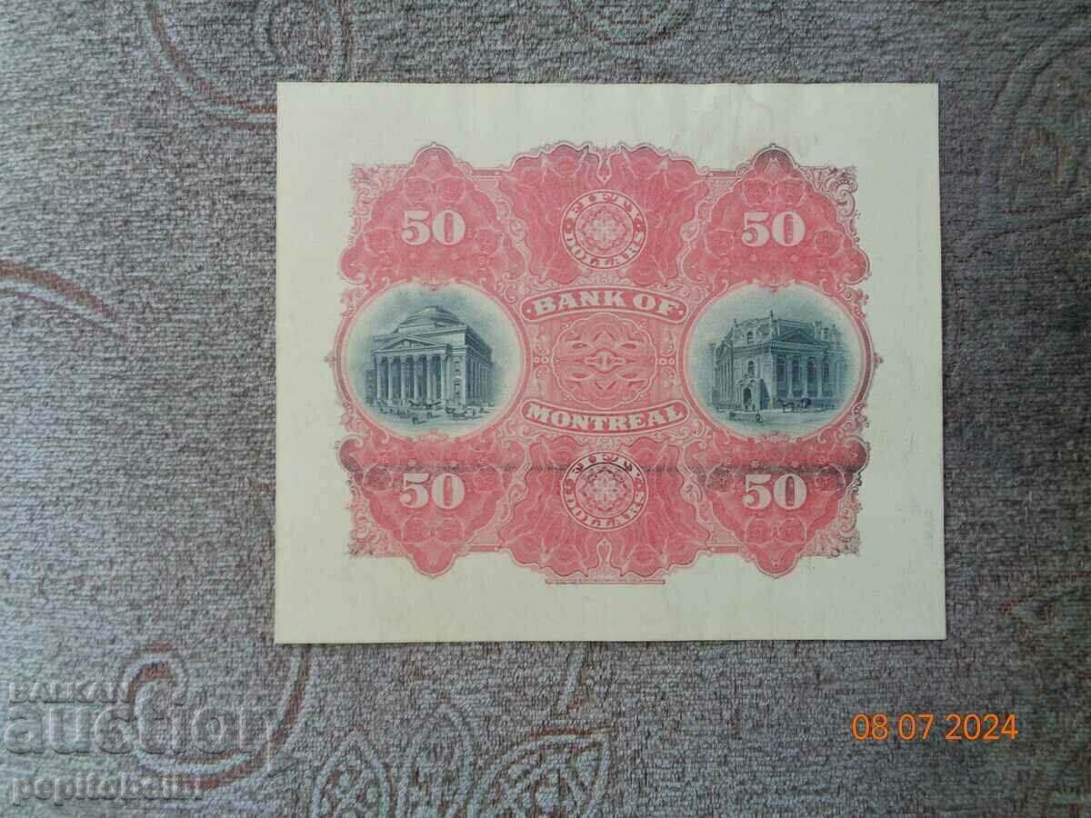 Old and Rare Canada 50$ - 1903 copy with price 10.00 BGN | € 5.11 Old and Rare Canada 50$ - 1903 copy with price 10.00 BGN | € 5.11