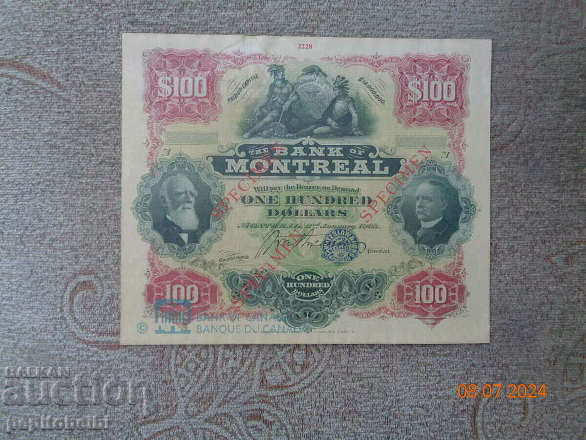Old and rare banknote Canada 1903 the note is a copy Old and rare banknote Canada 1903 the note is a copy