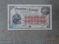 Стара и  рядка банкнота  Канада 1896г.   банкнотата е копие