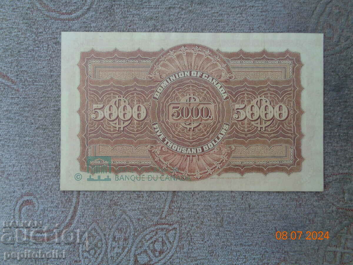 НЕ СЕ СРЕЩА   Канада 1901г.   банкнотата е копие с цена € 6.00 | 11.74 лв.