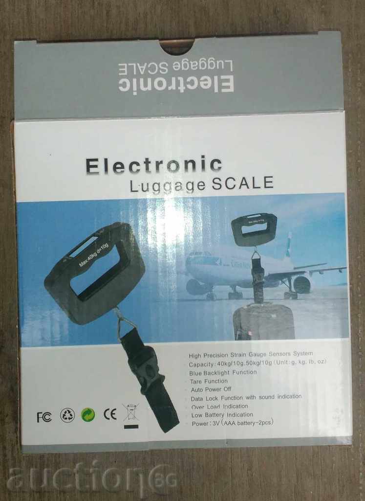 Cantar electronic manual pentru bagaje - pana la 50 kg. cu preț 10.50 BGN | € 5.37 Cantar electronic manual pentru bagaje - pana la 50 kg. cu preț 10.50 BGN | € 5.37