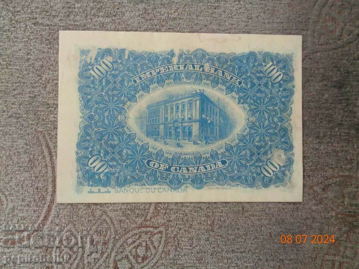 NOT MET Canada1907. το σημείωμα είναι αντίγραφο με τιμή € 8.00 | 15.65 BGN NOT MET Canada1907. το σημείωμα είναι αντίγραφο με τιμή € 8.00 | 15.65 BGN