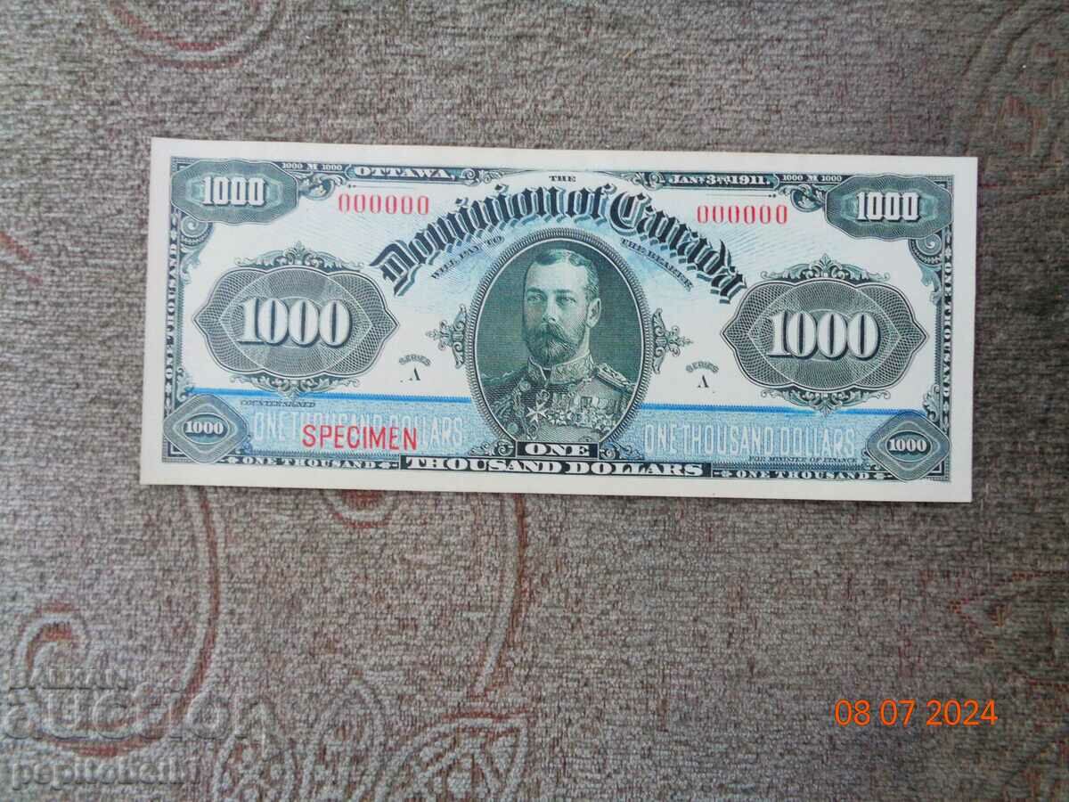 NOT MET Canada1911. the note is a copy