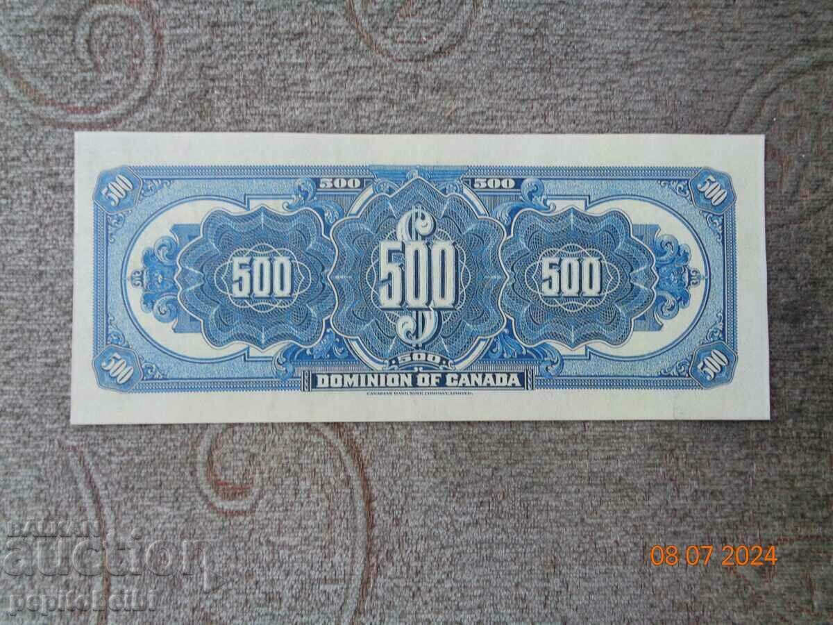 NOT MET Canada1925. the note is a copy with price € 4.09 | 8.00 BGN