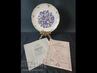 Farfurie de colecție Royal Albert, Irises