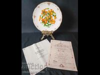 Royal Albert Collector's Plate, Tiger Lily