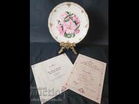 Farfurie de colecție Royal Albert, Camellia