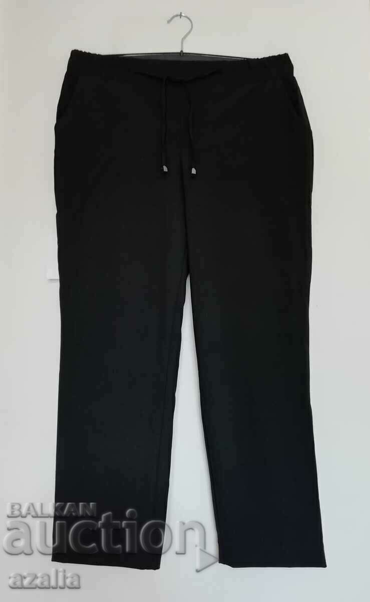 Нов дамски черен панталон 42 размер