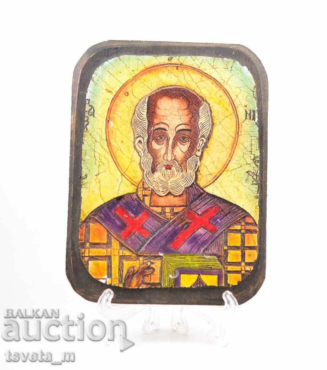 Wooden icon - St. Nikolay the Miracleworker