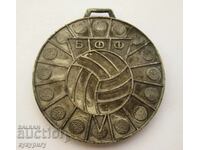 Παλιό αθλητικό μετάλλιο 2η θέση BFF δημοκρατικό ποδόσφαιρο 1985