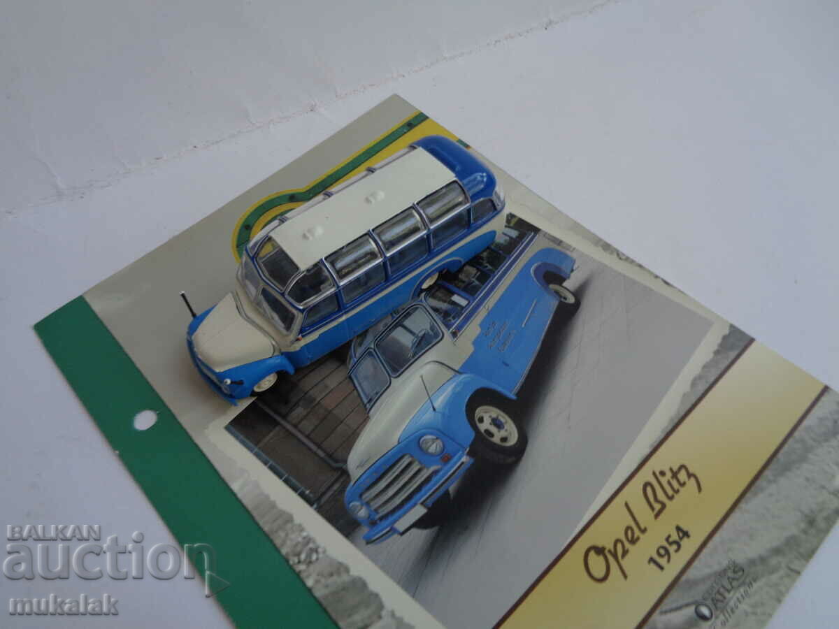 1:72 ATLAS OPEL BLITZ 1954 TROLLEY BUS RETRO MODEL - 6