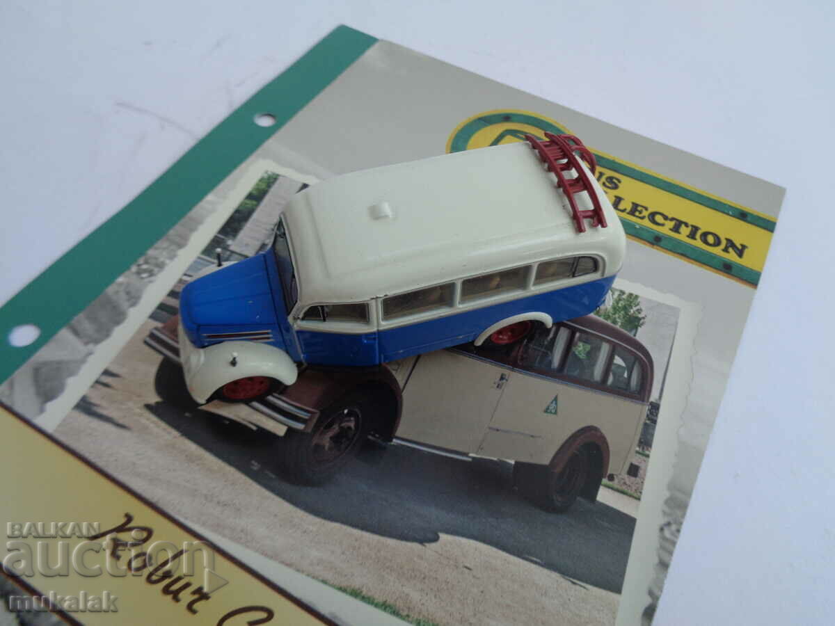 1:72 ATLAS ROBUR GARANT 1956 TROLLEY BUS RETRO MODEL - 6