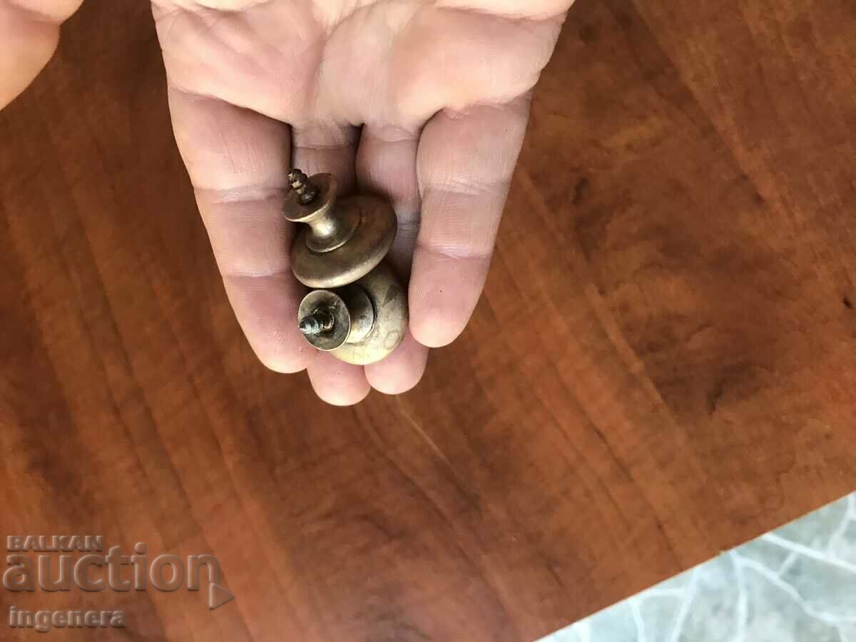 FURNITURE HANDLES BRONZE BRASS-2 PCS. - 5 FURNITURE HANDLES BRONZE BRASS-2 PCS. - 5