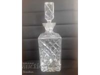 Crystal decanter for alcohol 750 ml.