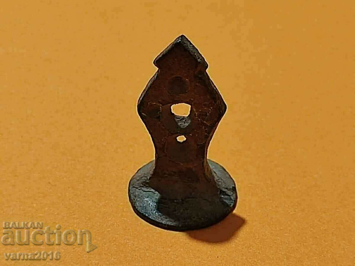 Auction  Islamic Bronze Seal of Abdullah 1283
