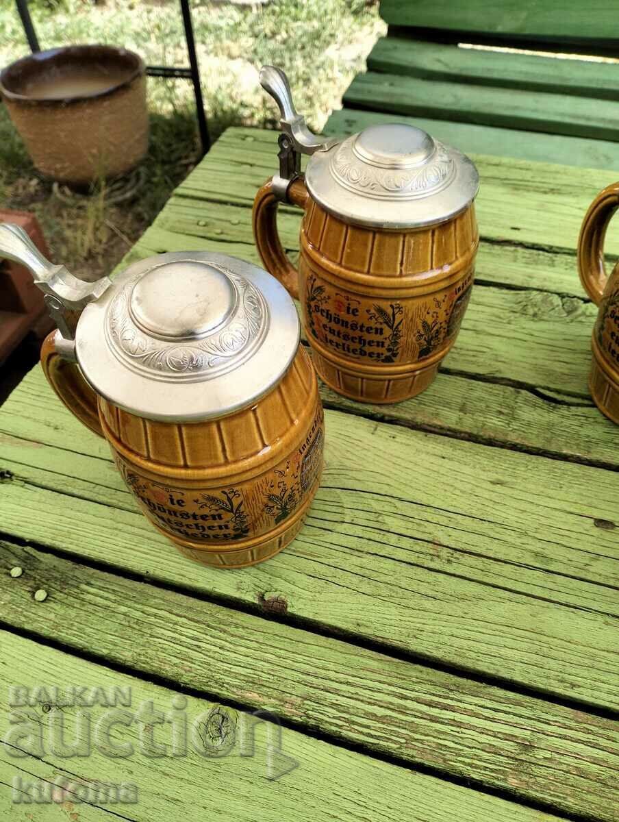 German beer mugs with price 59.99 BGN | € 30.67 German beer mugs with price 59.99 BGN | € 30.67