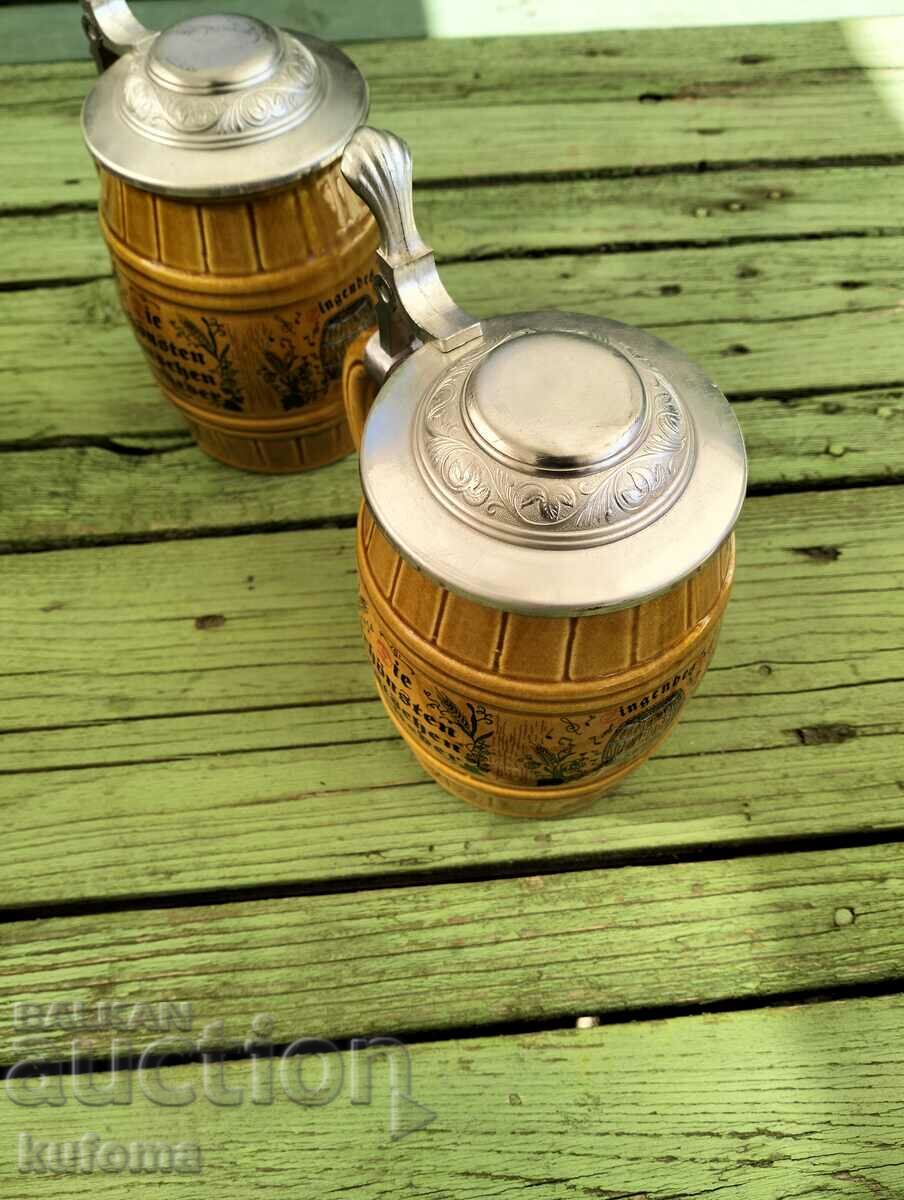 Auction German beer mugs Auction German beer mugs