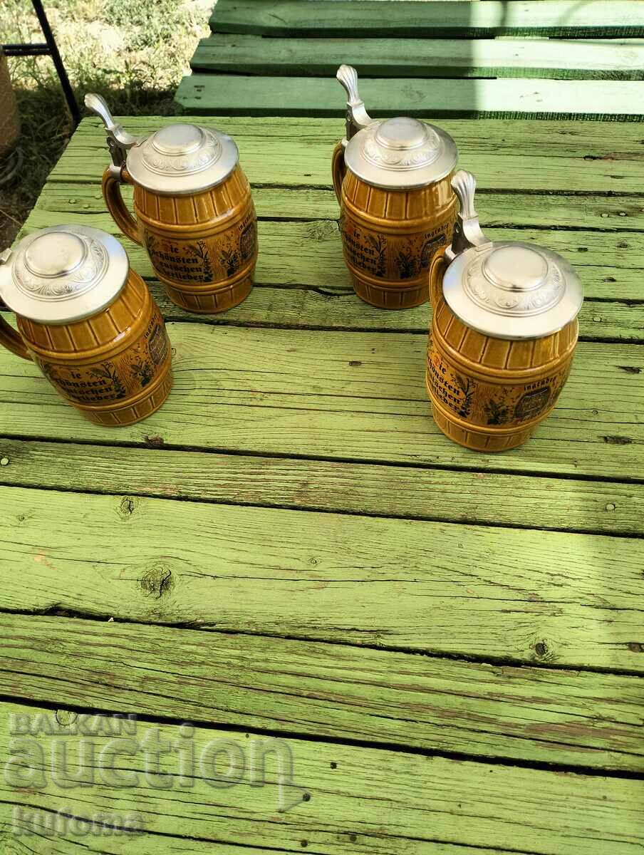 German beer mugs