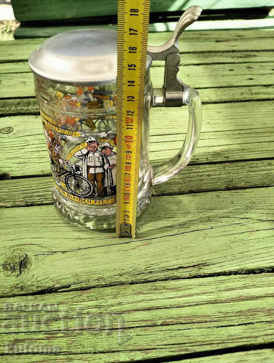 Delivery of Glass beer mug