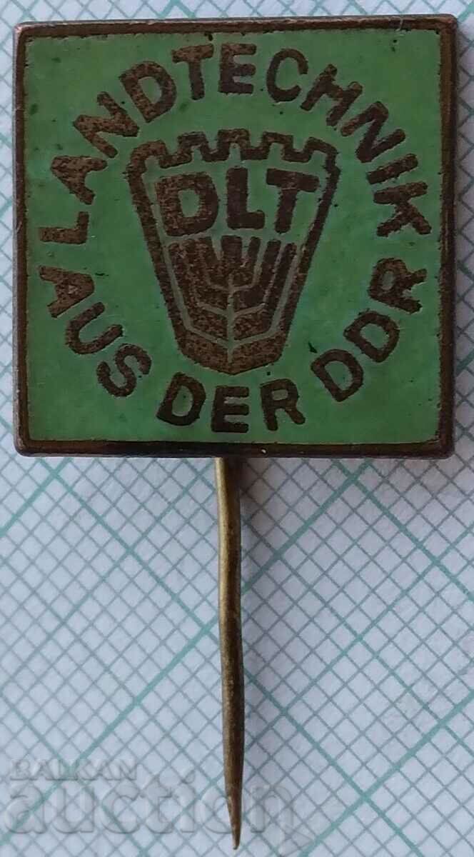 16242 Badge - DLT agricultural machinery from GDR - enamel