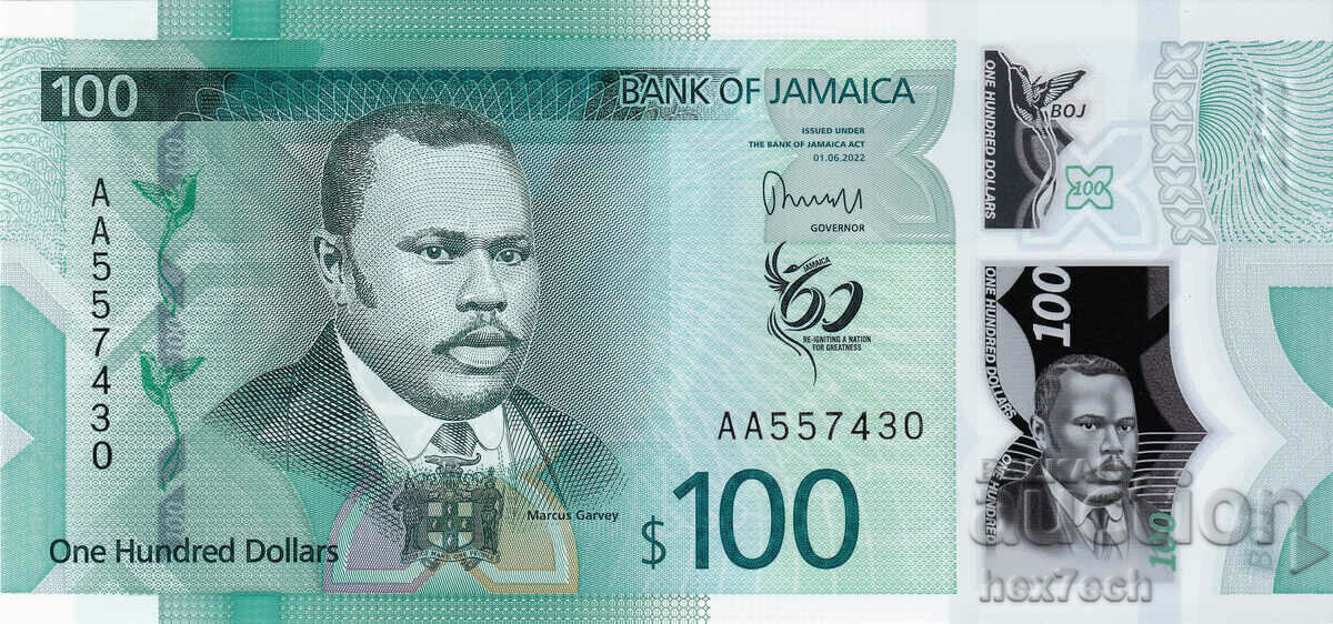 ❤️ ⭐ Jamaica 2022 $100 Polymer UNC New ⭐ ❤️ with price 9.99 BGN | € 5.11 ❤️ ⭐ Jamaica 2022 $100 Polymer UNC New ⭐ ❤️ with price 9.99 BGN | € 5.11