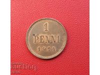 Russia-Finland-1 penny 1914-extra preserved