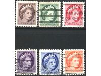 Клеймовани марки Кралица Елизабет II 1954 от Канада