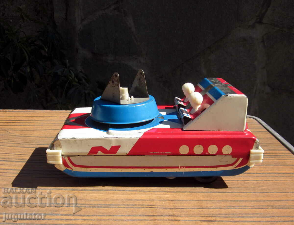 Auction NORMA old Russian space metal toy with batteries Auction NORMA old Russian space metal toy with batteries